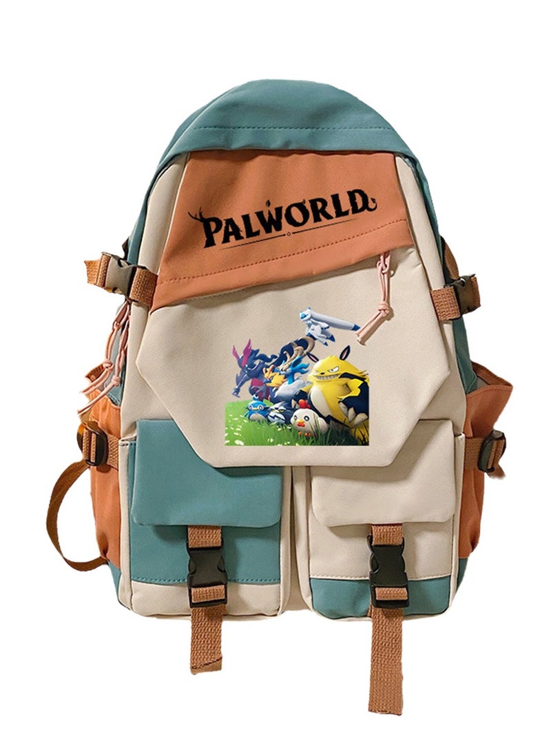حقيبة ظهر إبداعية للطلاب من Games Palworld ذات سعة كبيرة - Image 1