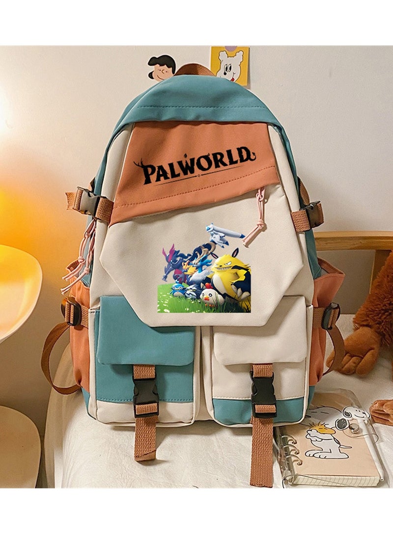 حقيبة ظهر إبداعية للطلاب من Games Palworld ذات سعة كبيرة - Image 2