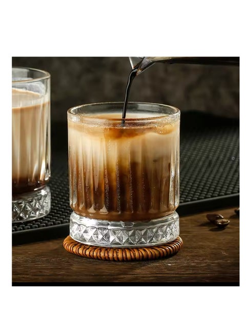 6 Whiskey Glasses Old Fashioned for Scotch Lovers Style Glassware for Bourbon