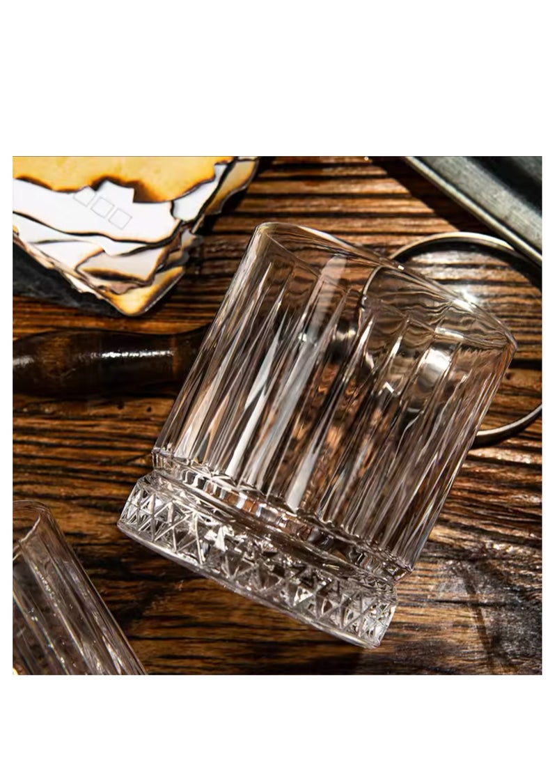 6 Whiskey Glasses Old Fashioned for Scotch Lovers Style Glassware for Bourbon