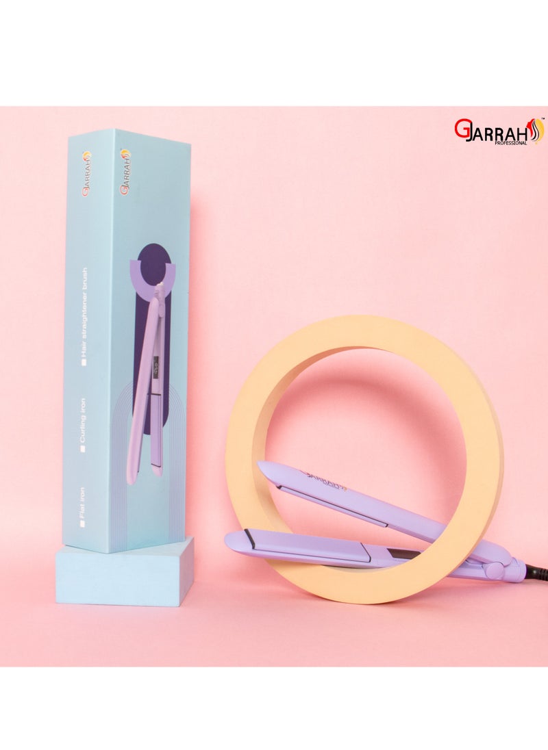 Gjarrah Gjarrah Ceramic Hair Straightener Surgeon – Dual Voltage Professional Styler for Salon-Quality Hair  - Image 1