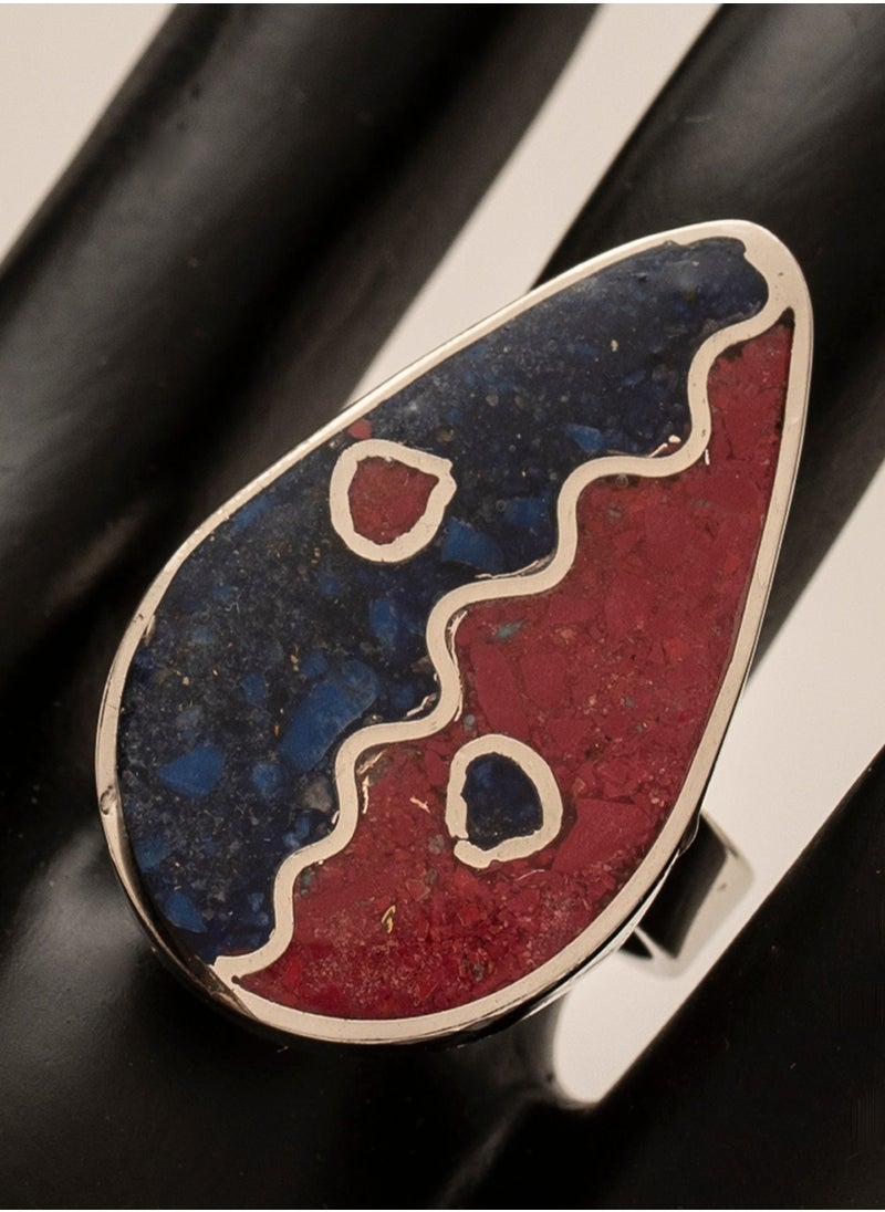 MERAKY colorful ring  950 . silver  - Image 3
