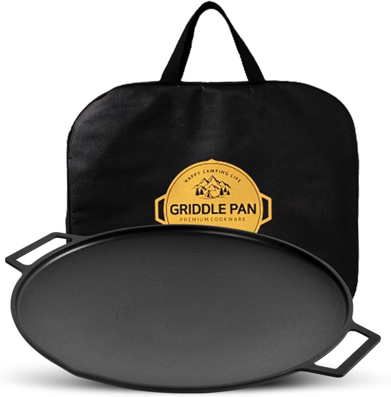 sisma Korean BBQ 1 IH Griddle Grill Pan with Bag, Nonstick Coating, All Stove(Gas, Electric & Induction), Indoor Outdoor Griddle(12in) - Image 1