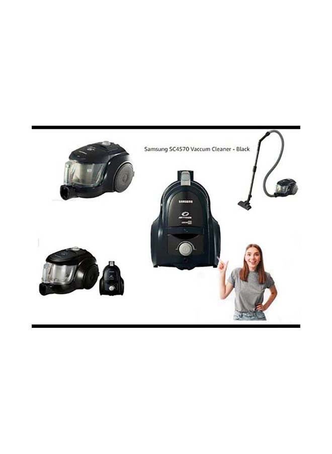 Samsung Vacuum Cleaner 1.3 L 1800.0 W SC4570 Black - Image 1