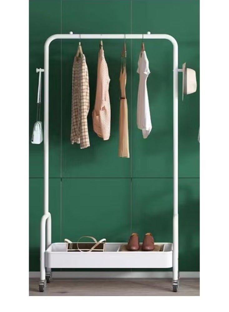 Beauenty Clothes Organizer And Holder Metal Stand White 160X68 CM  - Image 1