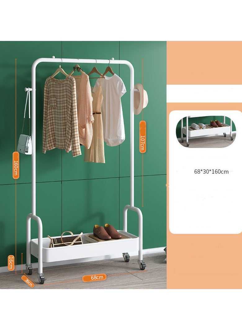 Beauenty Clothes Organizer And Holder Metal Stand White 160X68 CM  - Image 2