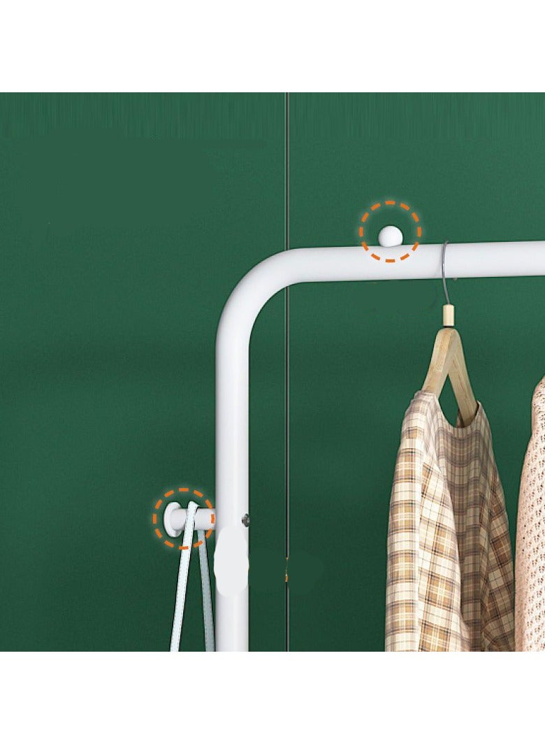 Beauenty Clothes Organizer And Holder Metal Stand White 160X68 CM  - Image 3