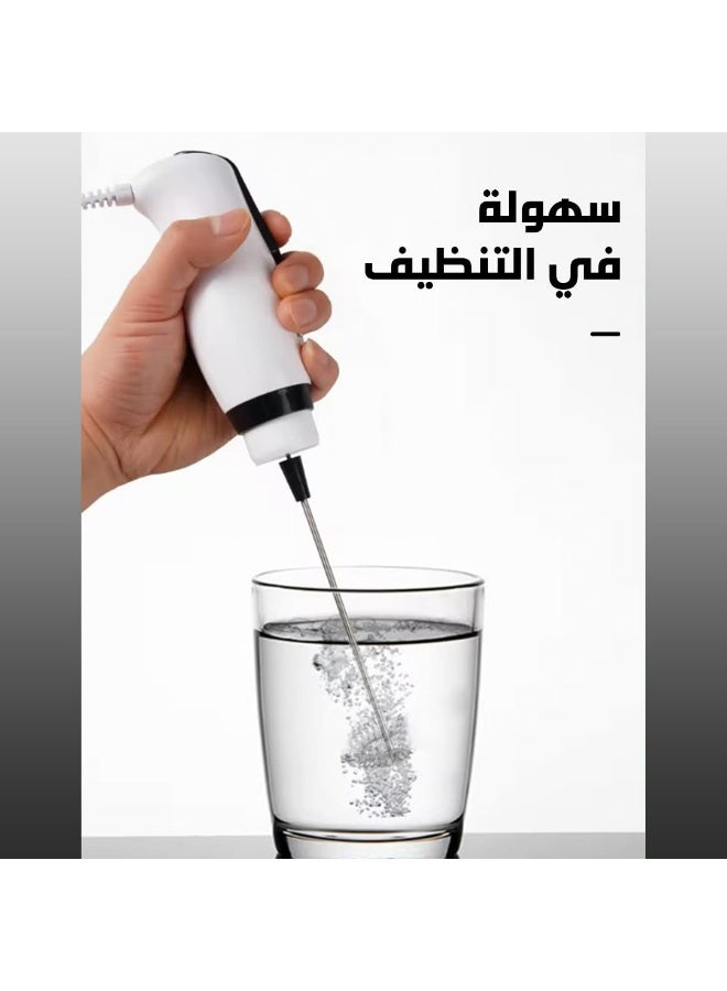 دي اس بي مضرب رغوة الحليب والقهوة الكهربائي المحمول من دي إس بي (DSP) - أبيض. - Image 2