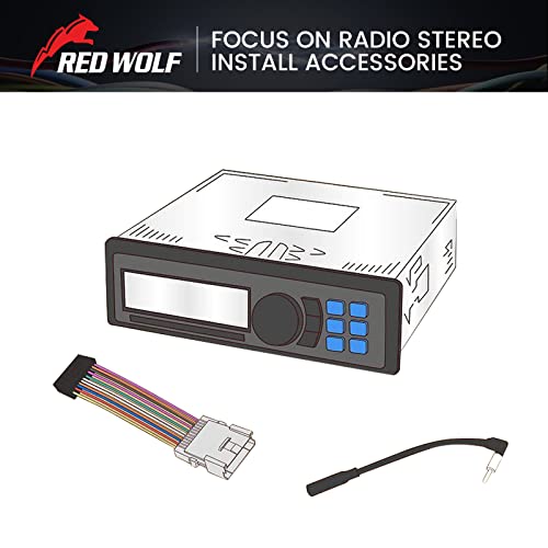 RED WOLF Radio Wiring Harness Connector Select for Toyota Camry Corolla Prius RAV4 1987-2019 Mount Aftermarket Car Stereo Wire Cable Plug - Image 5