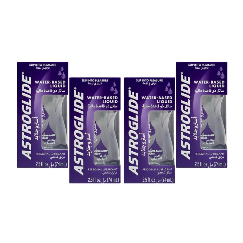 Premium Water-Based Personal Lubricant for Long-Lasting Smooth Comfort and Ease 4 packs