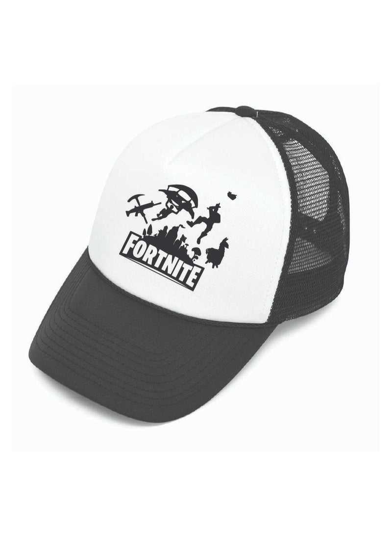 Kid's Gaming Mesh Baseball Cap - Adjustable Plastic Snapback for a Perfect Fit and Breathable - Gaming Graphic Printed Baseball Foam Cap - Ideal Gift for Young Gamers  - Image 1