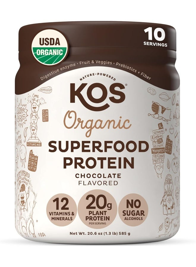 KOS Vegan Protein Powder, Chocolate - Image 1