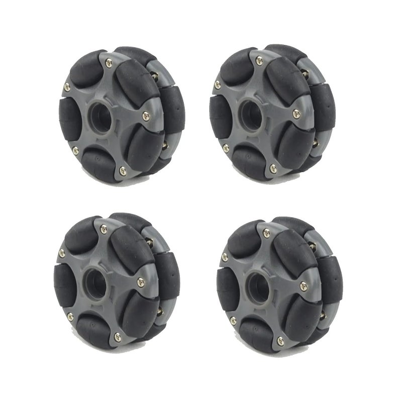 REES52 REES52 60mm Omni Wheel Set Plastic Omnidirectional Wheel Set for Arduino Robot Kit Lego NXT and Servo Motor - Image 1