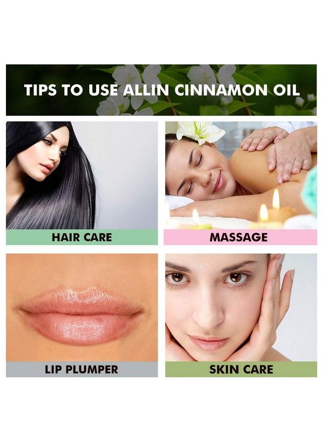 Allin Exporters Cinnamon Bark Oil 100% Natural Pure & Therapeutic Grade For Skin Acne Face Hair Aromatherapy Diffuser & Massage (30 Ml)  - Image 3
