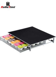 RollsTimi  Coffee Capsule Storage Drawer Holder,Coffee Capsule Holder Box for Countertop (36 Capsule Capacity)  - Image 2