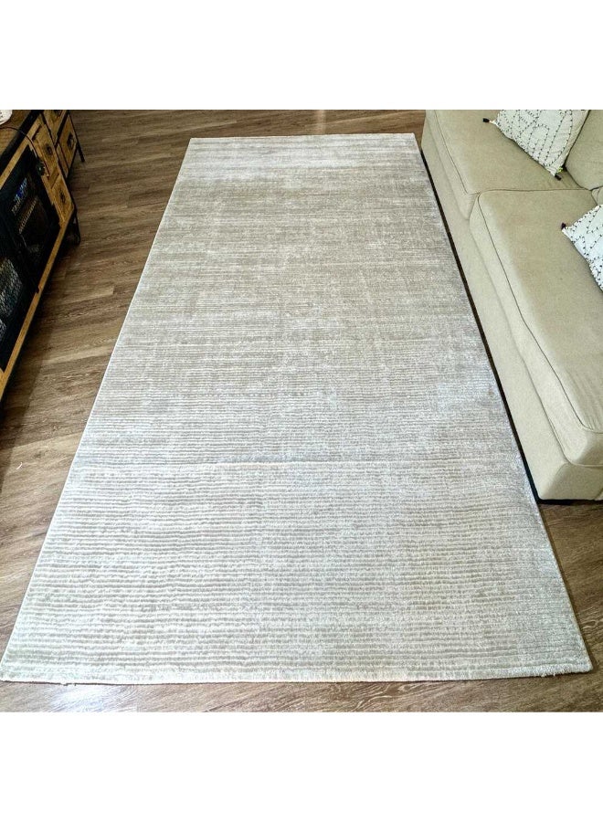 HANDPICKED FURNITURE Prodigi Rug Medium Pile Rectangle - 150 X 230 Cm 4.9 X 7.5 Ft - Dark Beige - Image 4