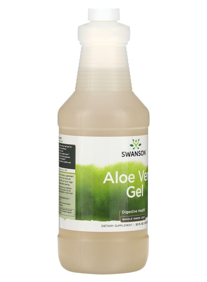 SWANSON Aloe Vera Gel 10 g 32 fl oz (946 ml) - Image 2