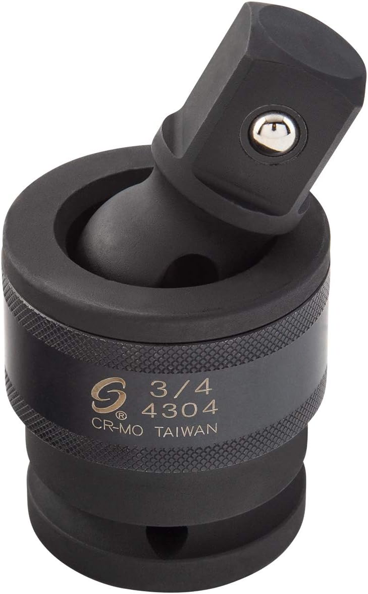 Sunex 4304 Universal Impact Joint, 3/4 Inch Drive, Cr-Mo Steel with Radius Corner Design - Image 1