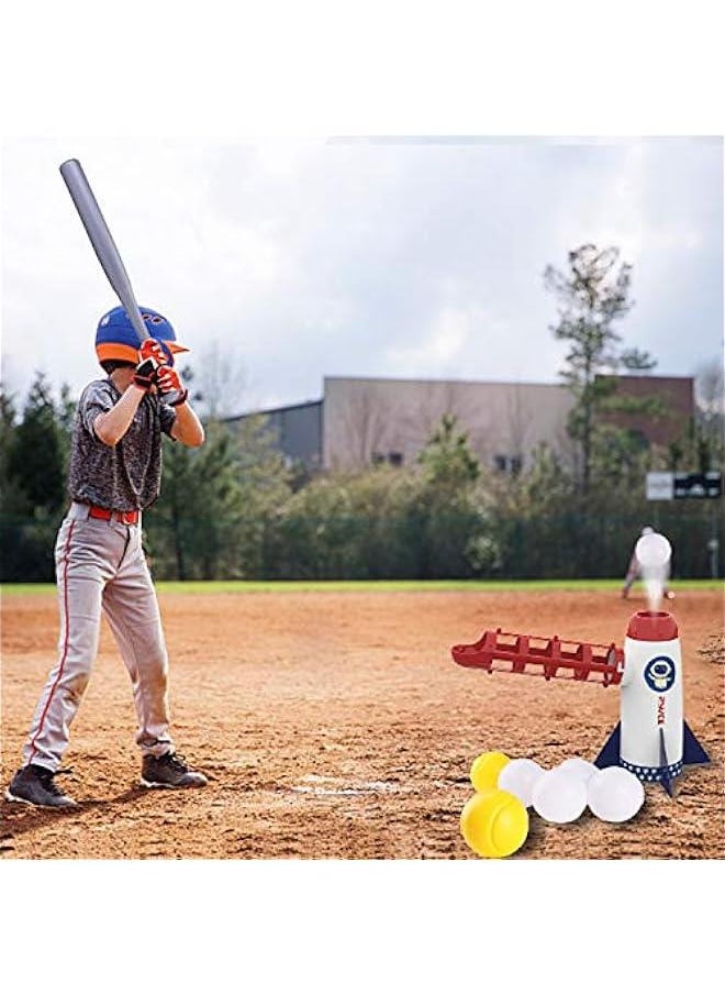Generic - Pitching Machine Baseball & Tennis, Plastic Replacement Balls, Sports Training Ball, 6Pcs Set, Outdoors Game Set, Active, Learning Gift Age 4, 5, 6, 7, 8 Year Olds Kids, Boys, Girls - Image 1