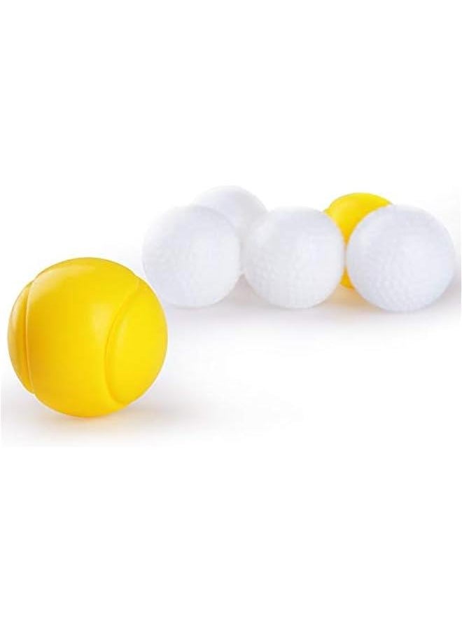 Generic - Pitching Machine Baseball & Tennis, Plastic Replacement Balls, Sports Training Ball, 6Pcs Set, Outdoors Game Set, Active, Learning Gift Age 4, 5, 6, 7, 8 Year Olds Kids, Boys, Girls - Image 1