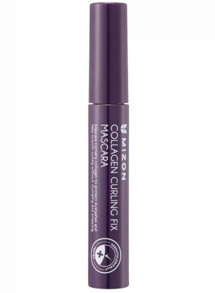 ميزون ماسكارا ميزون كولاجين كيرلنج فيكس تعمل على إطالة الرموش وتجعيدها وإضافة الحجم لها، 6 جرام - Image 1