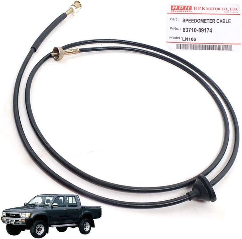 PartsPro Speedometer Cable Compatible with 1988-1997 Toyota Hilux 4runner Pickup 8371089174 83710-89174 - Image 4