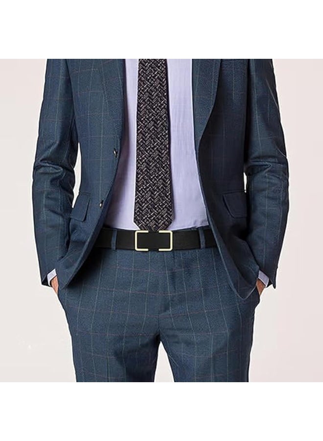 Bukela Men's Genuine Leather Ratchet Belt with Automatic Slide Buckle for Dress & Casual Wear - Image 3