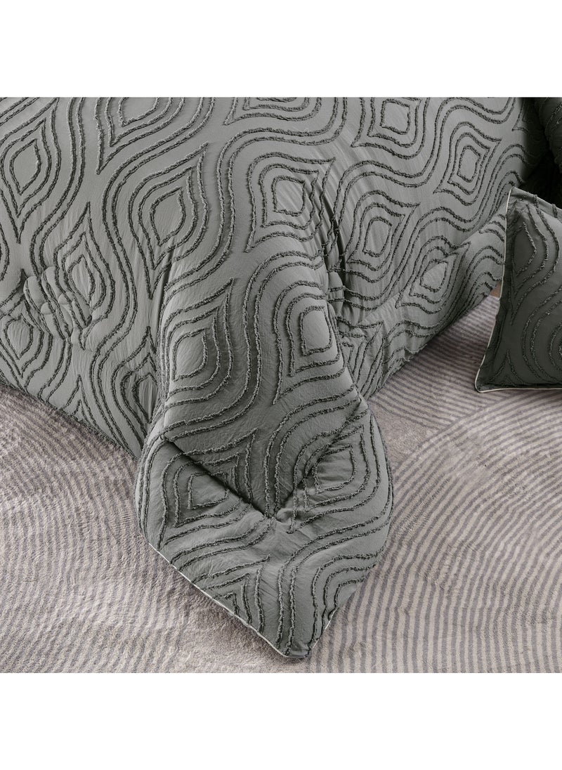 Hi homey Comforter Set- Bed in a Bag 8 Pieces set All Season Bedding Sets with Comforter & Luxurious Microfiber Fabric comforter set  - Image 5