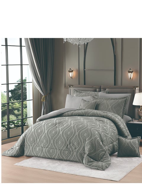 Comforter Set- Bed in a Bag 8 Pieces set All Season Bedding Sets with Comforter & Luxurious Microfiber Fabric comforter set