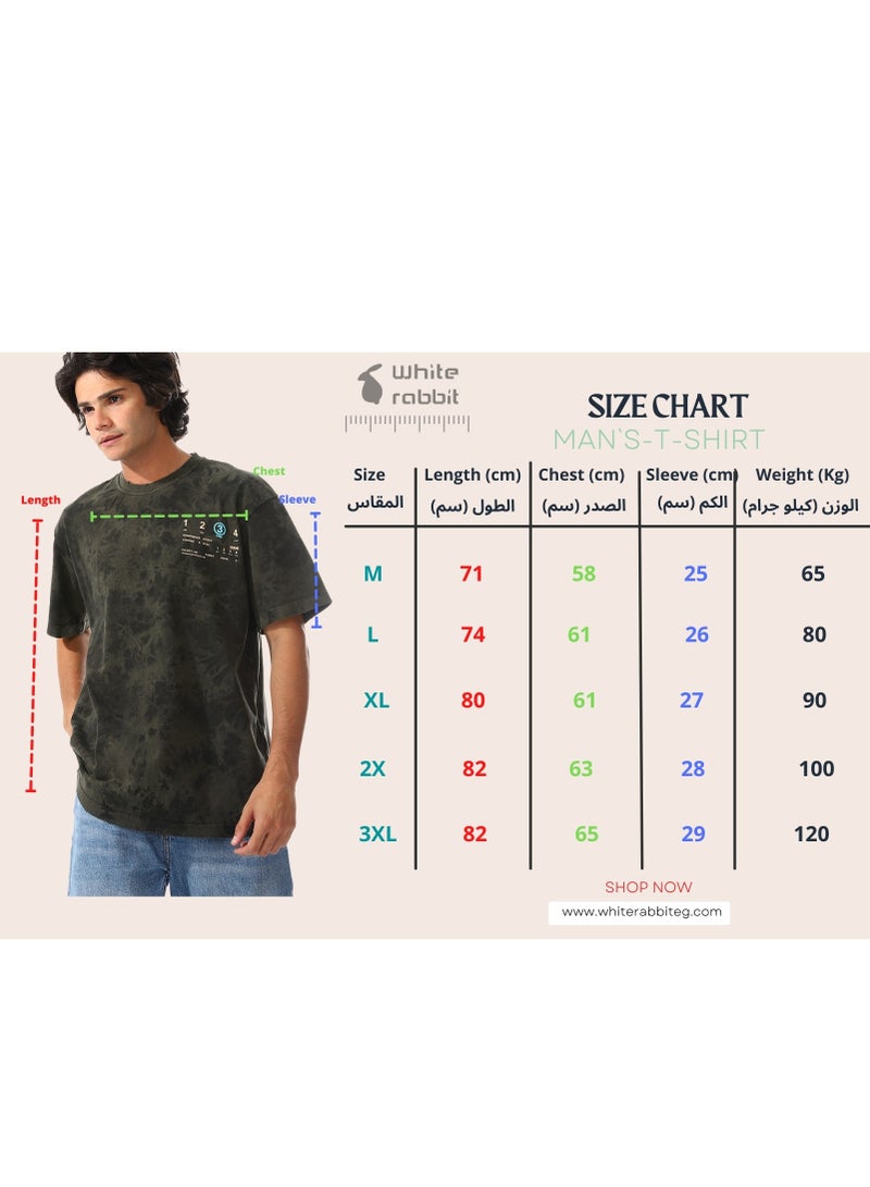 WHITE RABBIT Front & Back Printed Cotton Tee  - Image 5
