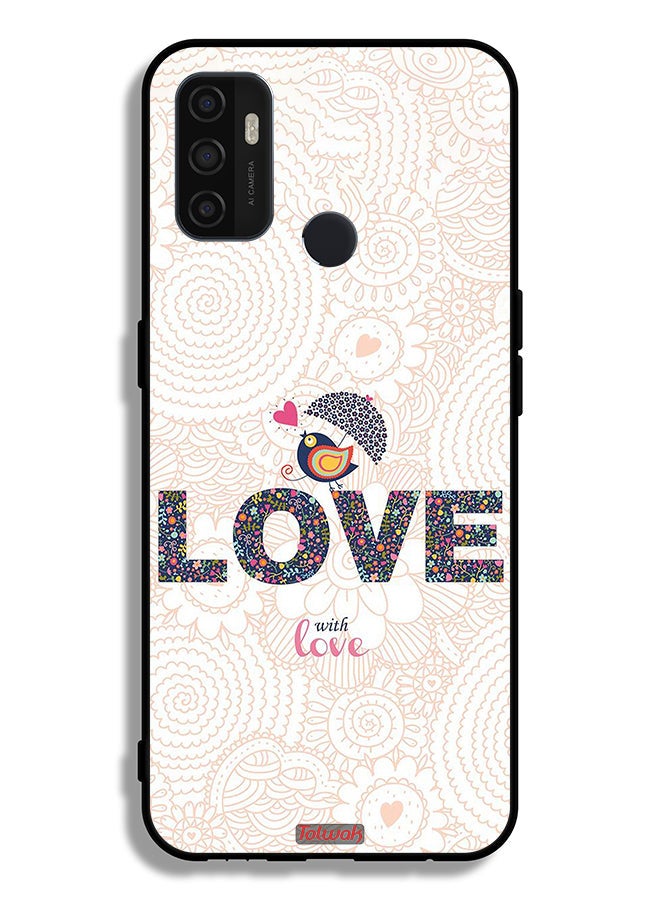 Tolwak Oppo A11s Protective Case Cover Love With Love - Image 2