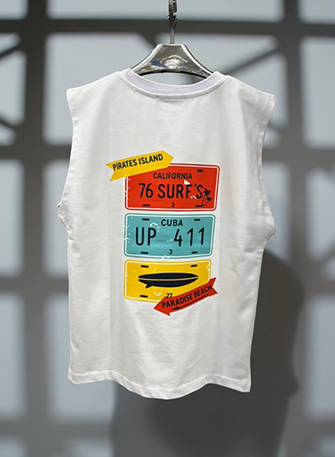WHITE RABBIT Printed Cut T-Shirt Kids – Off White - Image 4