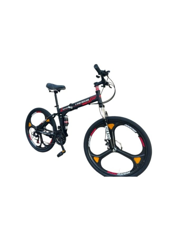 Generic - Folding Bike Shard Land Rover 26 Inch, 21 Speed, Double Suspension, Alloy Wheel – Mountain Bike - Image 1