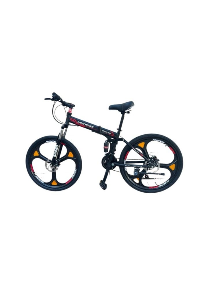 Generic - Folding Bike Shard Land Rover 26 Inch, 21 Speed, Double Suspension, Alloy Wheel – Mountain Bike - Image 1