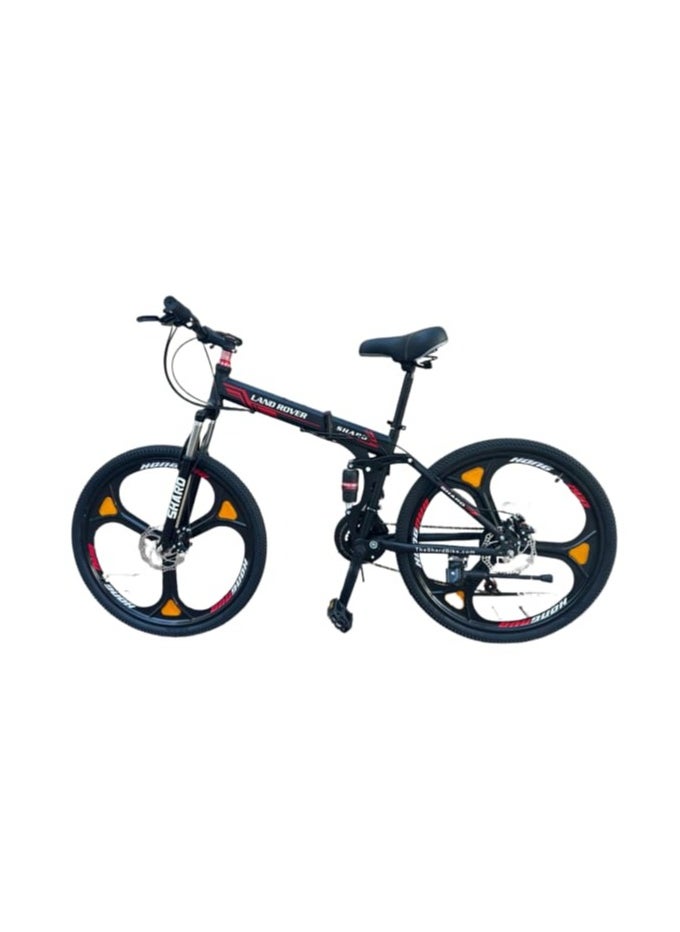 Generic - Folding Bike Shard Land Rover 26 Inch, 21 Speed, Double Suspension, Alloy Wheel – Mountain Bike - Image 1