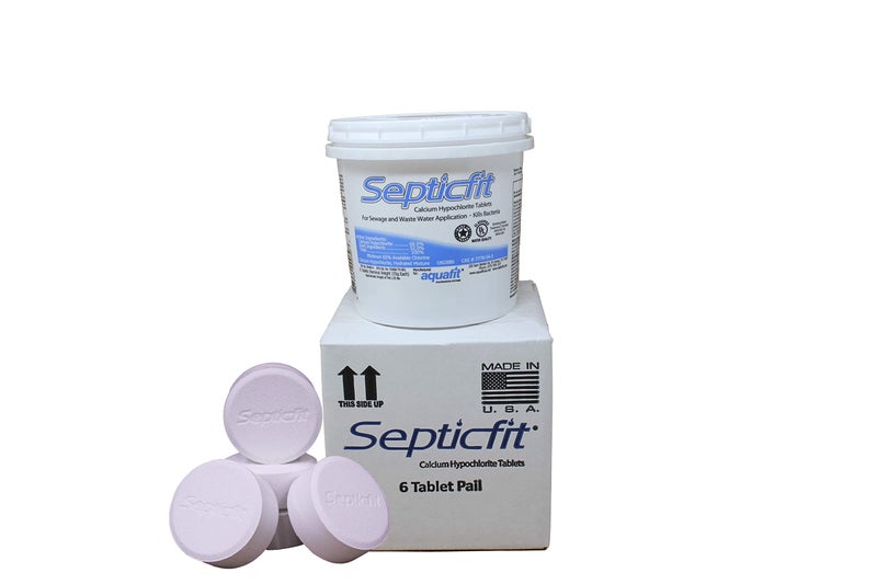 Septicfit Septic Chlorine Tablet - 6 Tablet Pail - 2 lbs - NOT for USE in Swimming Pools White - Image 2
