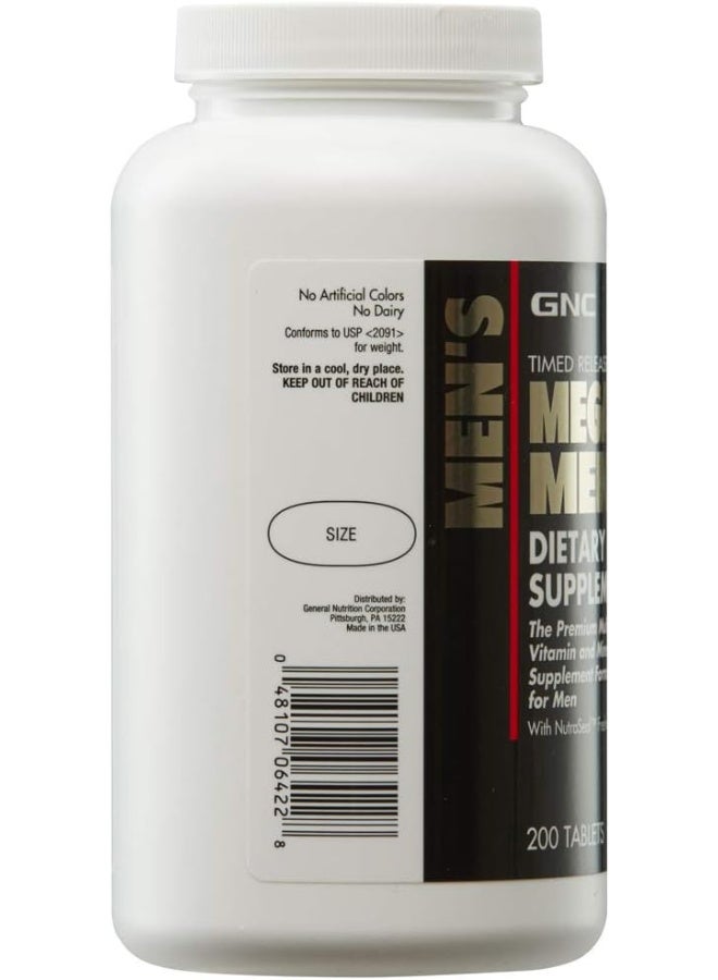 GNC جي إن سي ميغا مين TR - 200 قرص - Image 3