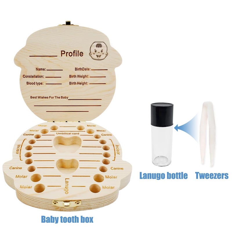 PAMBO Baby Tooth Fairy Box Keepsake For Lost Tooth Boys| Tooth Holder for Kids | Baby Shower & Birthday Gifts - Image 5