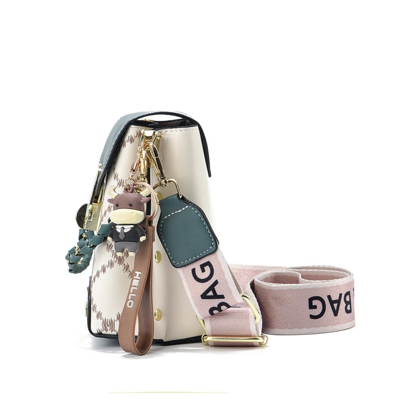 Xiaoyu Small Crossbody Bags for Women Fashion Cell Phone Purse Teenage Girls Shoulder Handbags with Wide Strap (Green) - Image 5