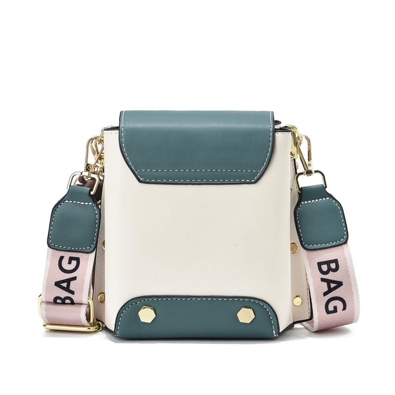 Xiaoyu Small Crossbody Bags for Women Fashion Cell Phone Purse Teenage Girls Shoulder Handbags with Wide Strap (Green) - Image 4