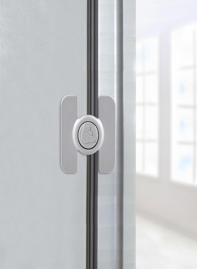 VIHAX Furniture Anti-Open Child Safety Drawer, Refrigerator, Water Dispenser Lock(4pcs) (Grey) - Image 3