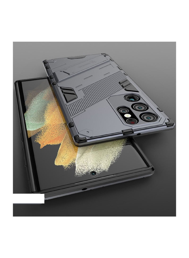 BIBERCAS غطاء خلفي مقاوم للصدمات مناسب لهواتف سامسونج