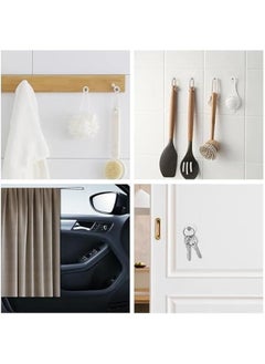 Generic 12pcs Thread Suction Cup, Window Suction Cup Hooks with M4 Metal Screw Rods and Nuts Heavy Duty Clear PVC Sucker Pads Strong Adhesive Suction Holder for Bathroom Wall Door Glass Car Shade(25mm)  - Image 3