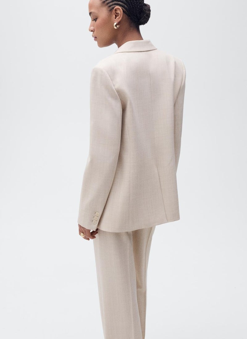 MANGO - Structured Suit Jacket - Image 1
