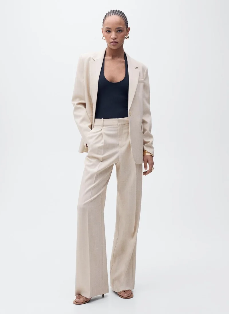 MANGO Structured Suit Jacket