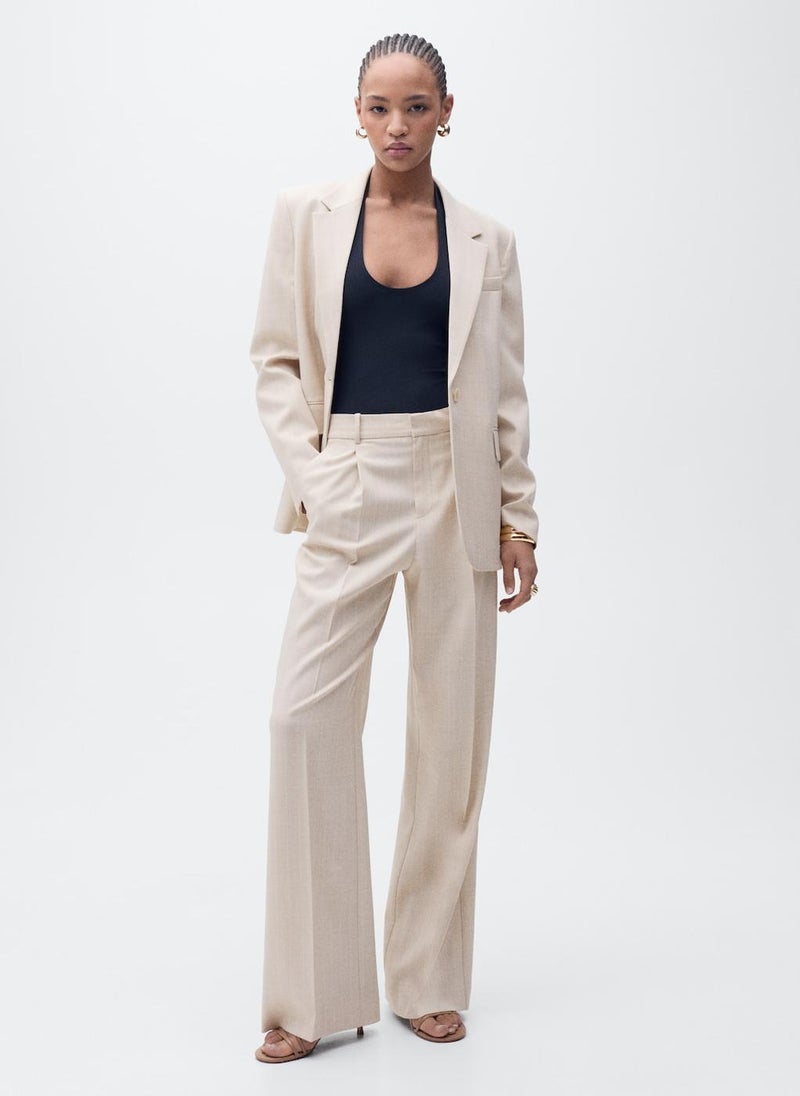 MANGO - Structured Suit Jacket - Image 1