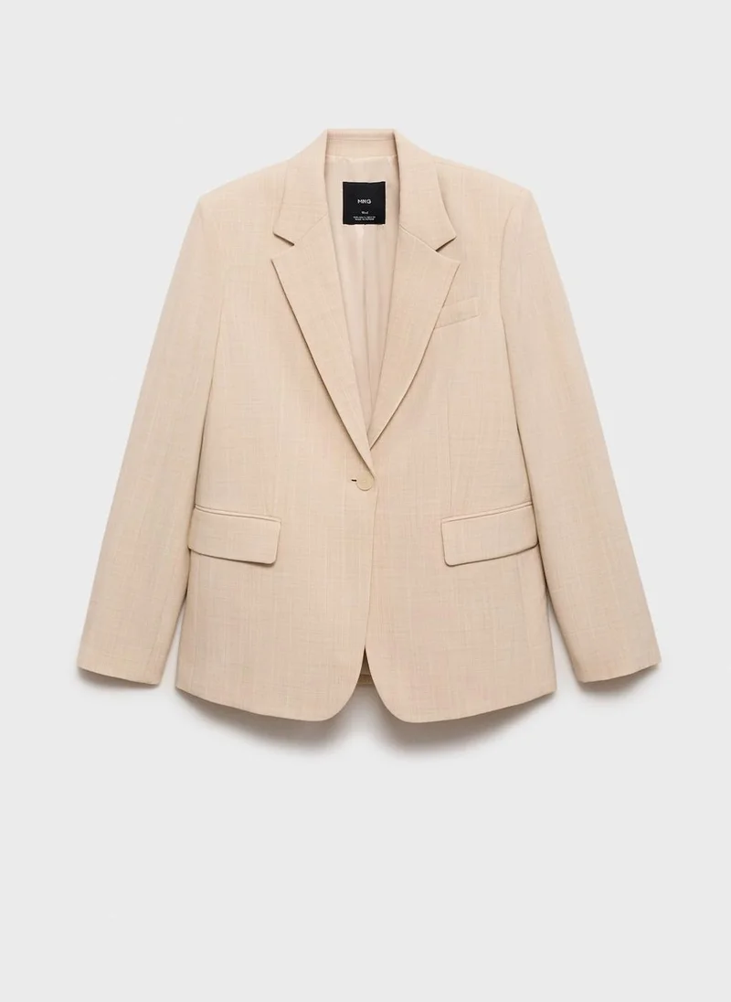 MANGO Structured Suit Jacket