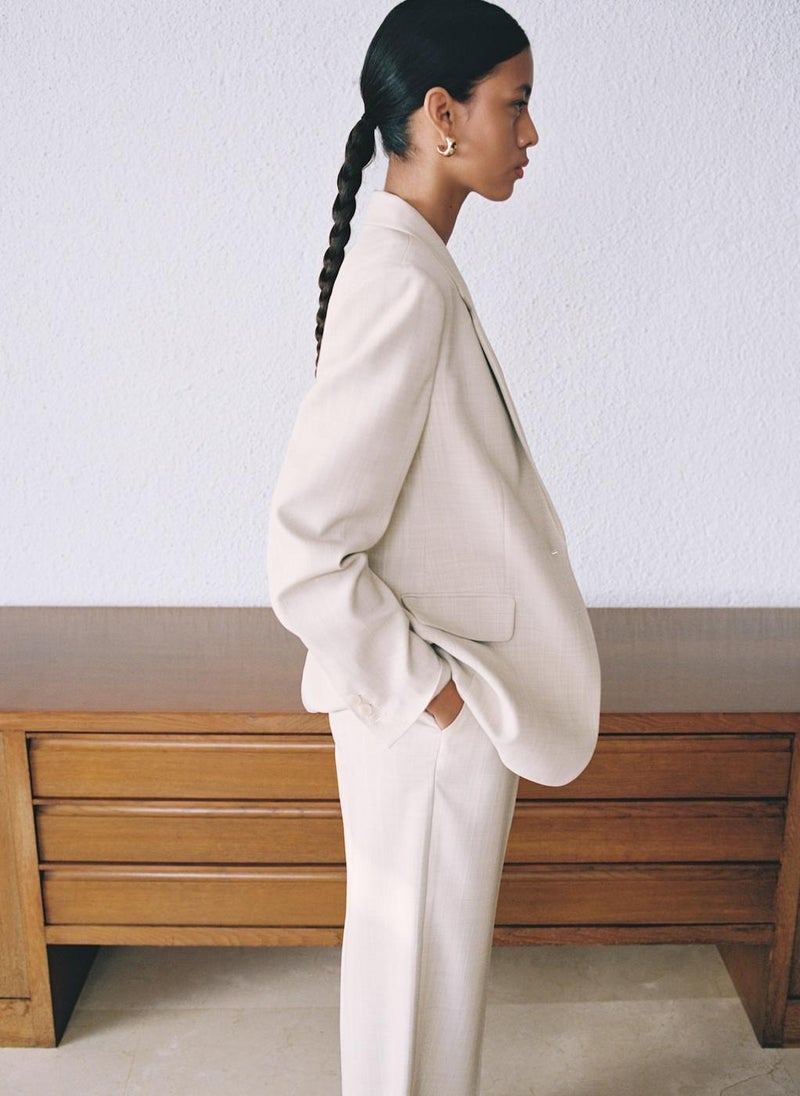 MANGO - Structured Suit Jacket - Image 1