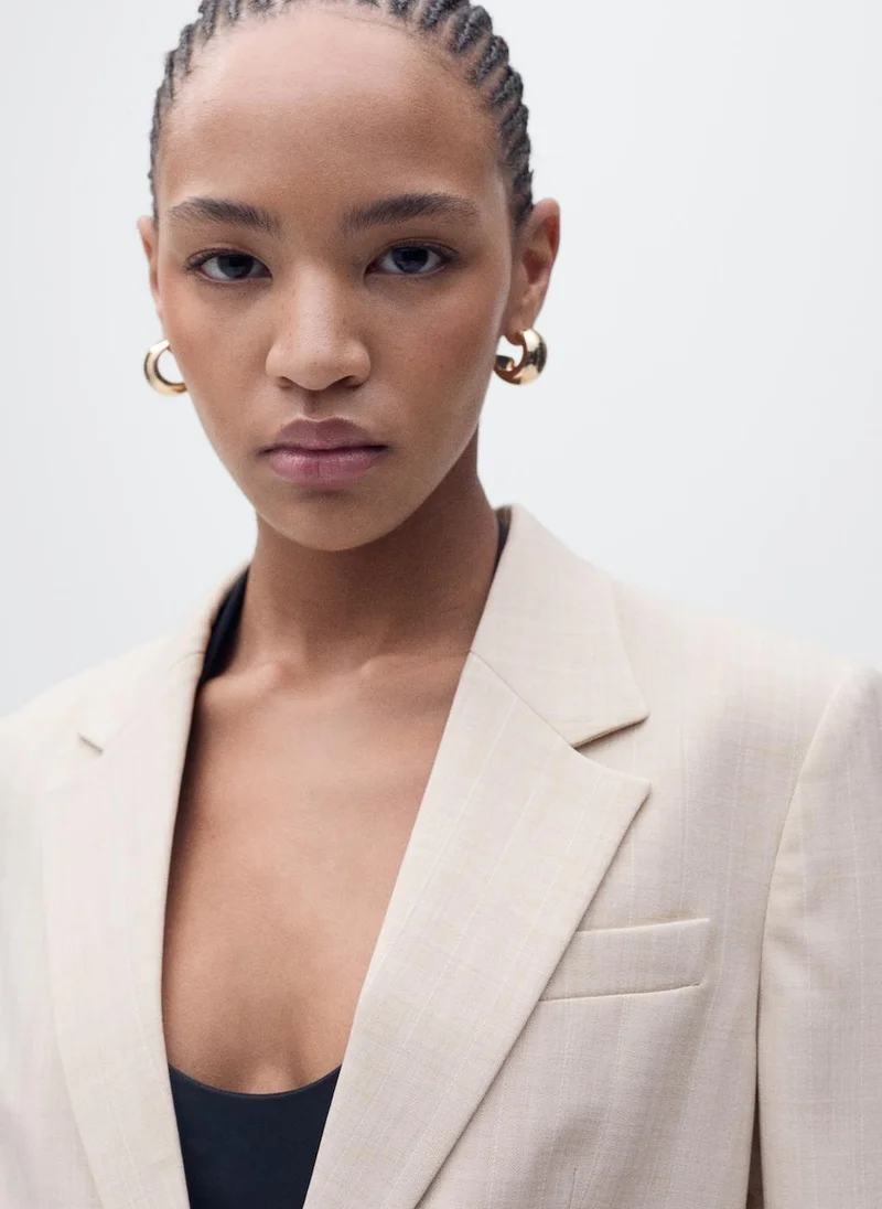 MANGO Structured Suit Jacket