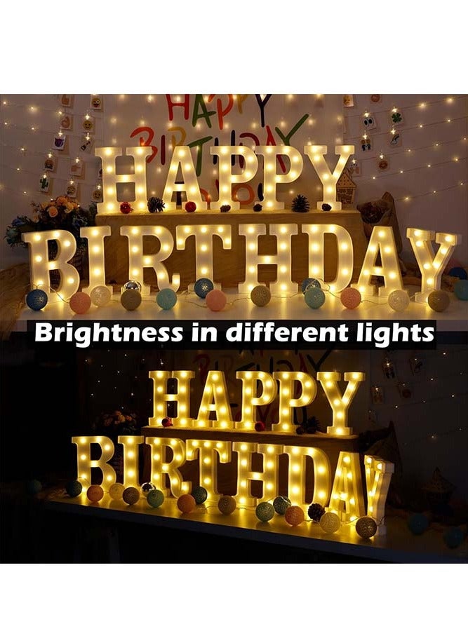 N Letter Battery Powered Free Standing Hanging Eye-catching LED Light White 22x18x4.5cm - Image 4